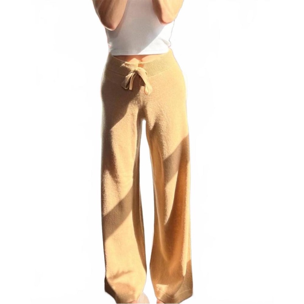 CRUSH cashmere Manua wide leg pant